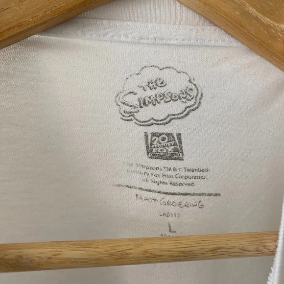 The Simpsons Homer T Shirt Official White Size Large - Picture 3 of 6